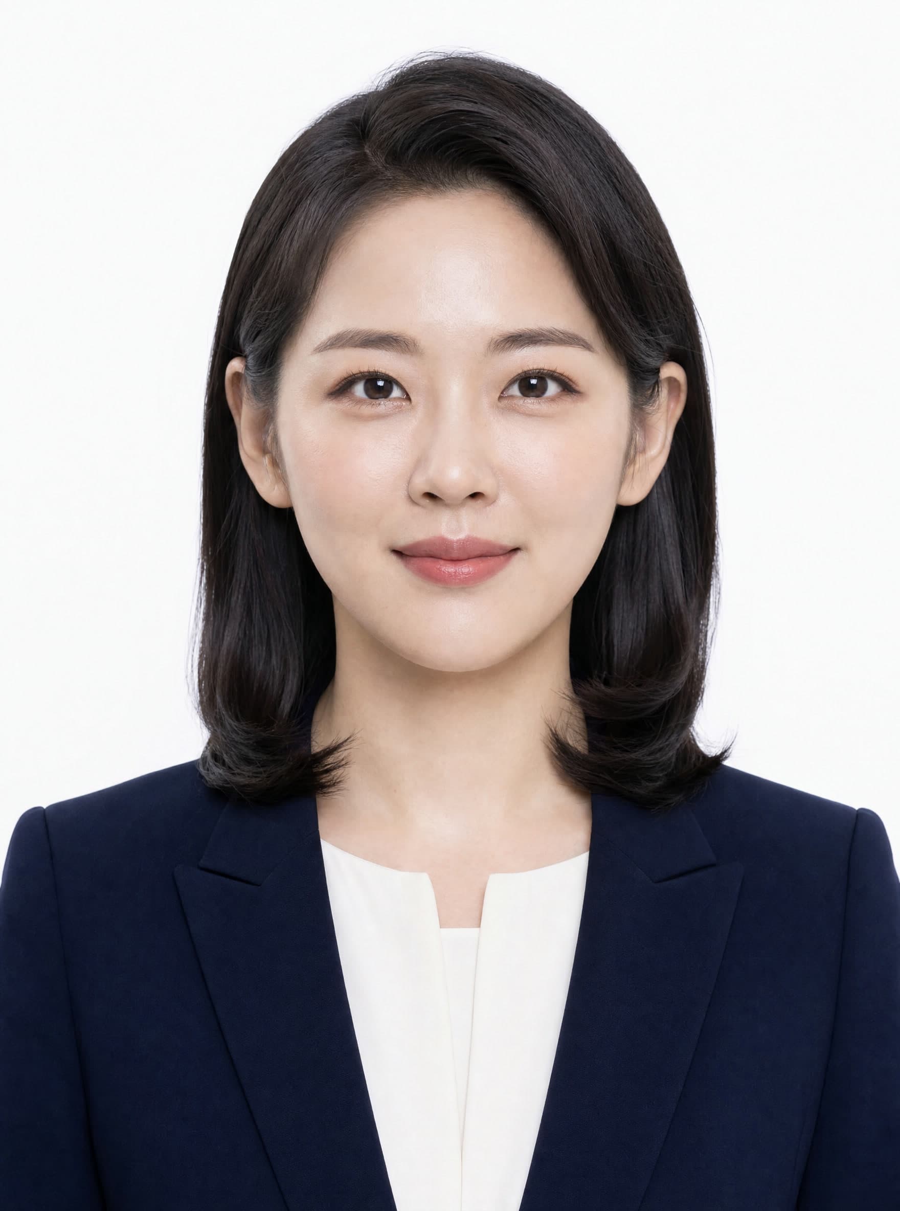 여성 증명사진 스타일